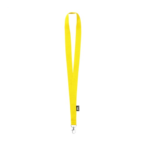 Larpet lanyard, geel