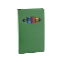 Sorell 6 pc crayon set, green