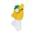 Amalfi Handventilator. Ananas, mehrfarbig