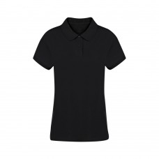 Ulian women polo shirt, black