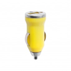 Hikal USB car charger, yellow