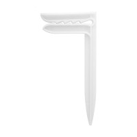 Waky beach towel clip, white
