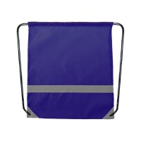 Vidraw reflecterende trekkoord tas, blauw