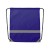 Vidraw reflective drawstring bag, blue