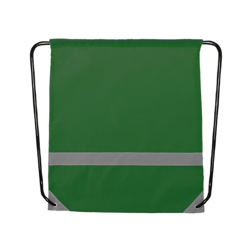 Vidraw reflective drawstring bag, green Vidraw reflective drawstring bag, green