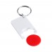 Trolex trolley coin keyring, red Trolex trolley coin keyring, red