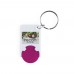 Trolex winkelwagenmunt sleutelhanger, fuchsia Trolex winkelwagenmunt sleutelhanger, fuchsia