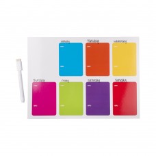 Wefri magnetic note board, multicolour