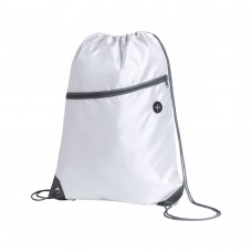 Coprus drawstring bag, white