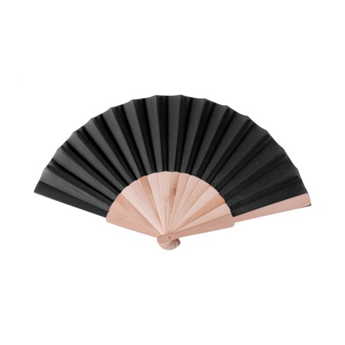 Gamasa hand fan, black