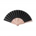 Gamasa hand fan, black