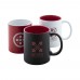 Bavary mug, red