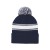 Frosty winter hat, dark blue