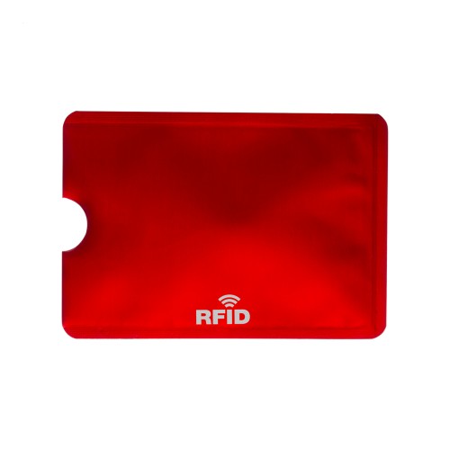 Allux credit card holder, red