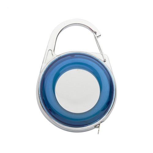 Bessux rolbandmaat sleutelhanger, blauw