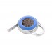 Bessux rolbandmaat sleutelhanger, blauw