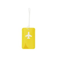 Denver luggage tag, yellow