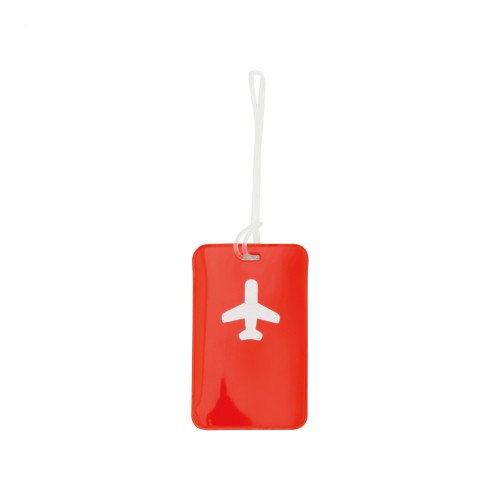 Denver luggage tag, red