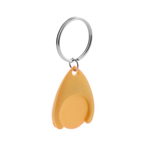 Nelly trolley coin keyring, orange