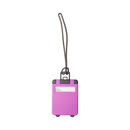Glasgow kofferlabel, fuchsia