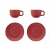 Caturra Plus Cappuccino kopset, rood