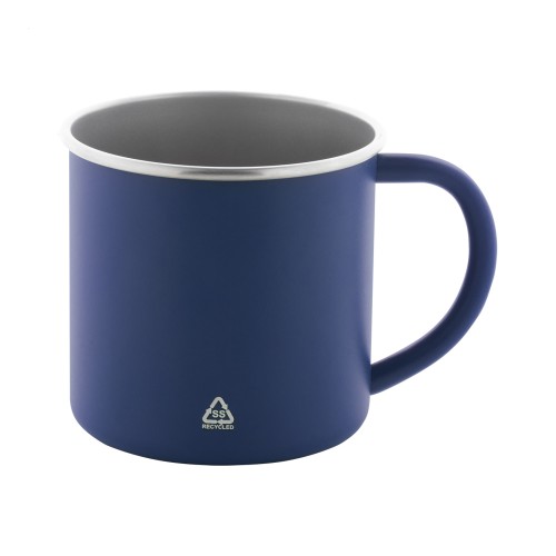 Hossa recycled stainless steel mug, blue Hossa recycled stainless steel mug, blue