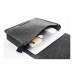 Refelt Courier RPET felt messenger bag, dark grey