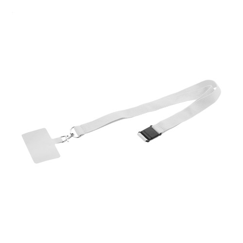 Revent Call RPET-Handyhalter-Lanyard, weiß