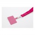 Revent Call RPET mobile holder lanyard, pink