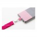 Revent Call RPET mobile holder lanyard, pink