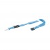 Revent Plus RPET-sleutelkoord, licht blauw