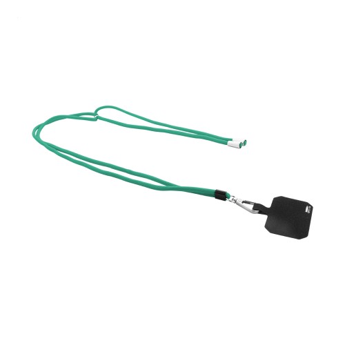 Corphon RPET-Handyhalter-Lanyard, grün Corphon RPET-Handyhalter-Lanyard, grün