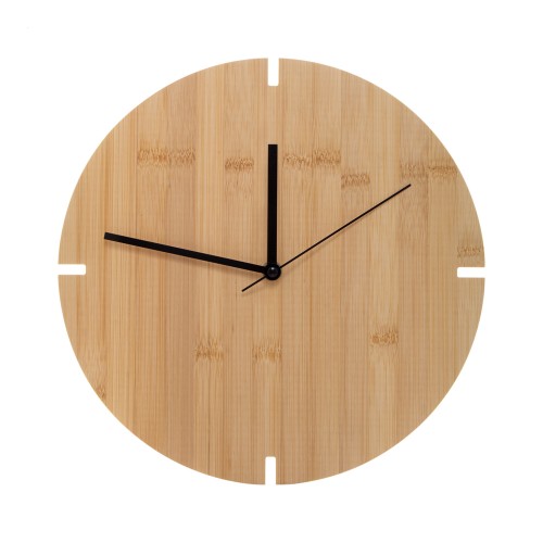 Tokei bamboo wall clock, natural