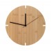 Tokei bamboo wall clock, natural