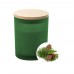 Daizu candle. pine tree, green