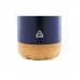 Recouver geïsoleerde fles, donker blauw