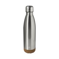 Recouver geïsoleerde fles, zilver