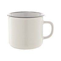 Woodstock vintage mug, white