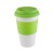 Soft Touch mok met siliconen grip, lime groen
