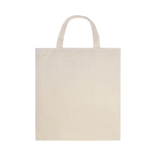 Shorty cotton shopping bag, natural