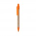 Reflat recycled paper ballpoint pen, natural
