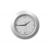 Brattain wall clock, silver