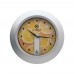 Brattain wall clock, silver