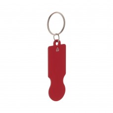 RaluCart winkelwagenmunt sleutelhanger, rood