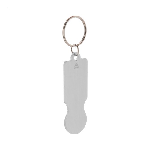 RaluCart Schlüsselanhänger mit Einkaufswagenlöser, silber RaluCart Schlüsselanhänger mit Einkaufswagenlöser, silber