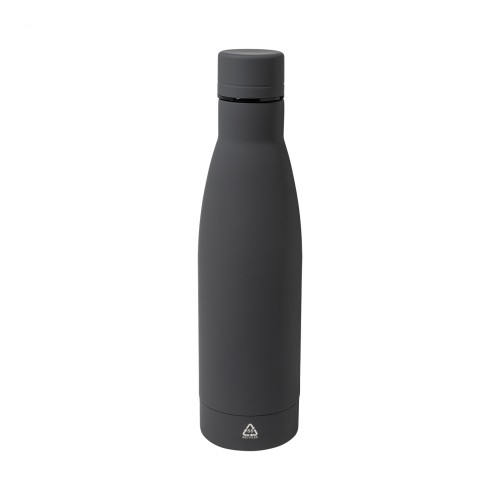 Rubbar recycled stainless steel bottle, grey