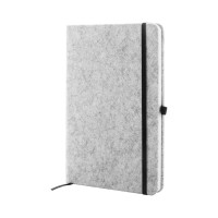 Refelt Note A5 RPET vilten notitieboekje, grijs