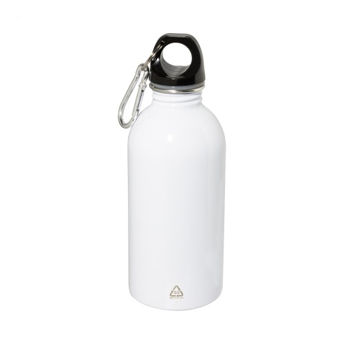 Ressuto recycled stainless steel bottle, white