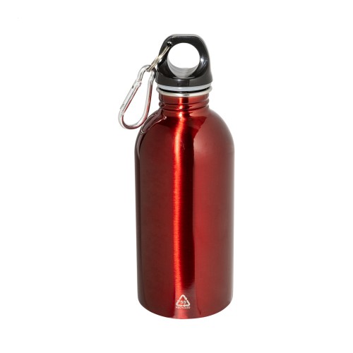 Ressuto recycled stainless steel bottle, red