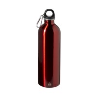 Ressuto XL recycled stainless steel bottle, red